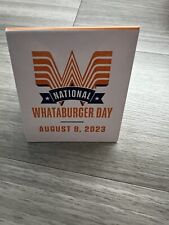 National Whataburger Day Promotional Table Tent 73 Giveaway August 8, 2023 picture