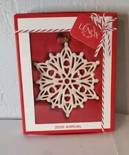 New Lenox 2020 Annual Snow Fantasies Snowflake Ornament picture