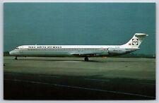 Transportation~Plane~Inex-Adria Airways Super 80~Vintage Postcard picture