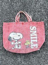 Snoopy “The Peanuts” Joe Cool Vintage 1965 Tote Bag ‘Smile’ picture