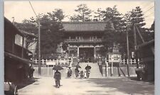 YASAKA SHRINE KYOTO JAPAN real photo postcard rppc buddha religious temple picture