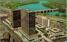 Hartford Connecticut Constitution Plaza Downtown Complex Aerial View Postcard picture