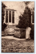 Stoke Poges England Postcard Gray's Tomb in Country Churchyard c1930's picture