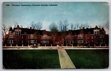 Colorado Springs Colorado~Glockner Sanitarium & Grounds~c1910 Postcard picture