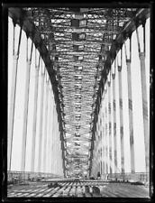 Arch over unfinished road Sydney Harbour Bridge during construction- Old Photo picture