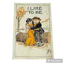 Postcard Humor Artist Signed I Like to Be Nathan Collier Vintage Card c1914 A150 picture