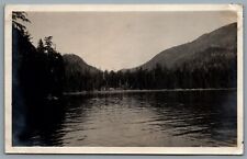 c1917 Swanson Bay British Columbia Shoreline View Wooden Houses Real Photograph picture