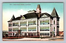 Eureka CA-California, High School Building, Antique Vintage Souvenir Postcard picture