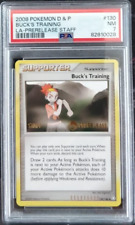 Buck's Training - 130/146 Legends Awakened Prerelease Promo Pokemon Card PSA 7 picture