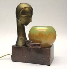 Art Deco FRANKART Fortune Teller Lamp Model #L263  c.1930’s w/Pallme Konig Shade picture