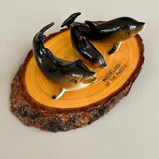 MARINELAND OF THE PACIFIC, Dolphin Bone China Figurine Display Japan picture