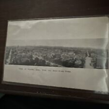 Aerial View Of Topeka Kansas KS From State House Dome Early 1900.  Divided Back picture