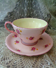 VINTAGE SHELLEY FINE BONE CHINA CUP AND SAUCER picture