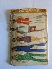 1971 Vintage SIMPLICITY 9408 Misses' Pants Two Lengths Tunic Size 10 Bust 32 1/2 picture