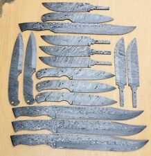 LOT OF 16  | BS | Gorgeous Handmade Damascus Steel Blank Blades picture
