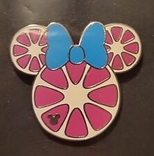 DLR 2017 Hidden Mickey Minnie Fruit Icons Grapefruit Slice Completer Disney Pin  picture