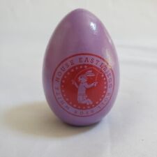 2013 OFFICIAL Purple Wooden White House Easter Egg Roll Barack Obama Michelle picture
