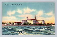 Palm Beach FL-Florida, The Breakers, Advertising, Antique Vintage Postcard picture