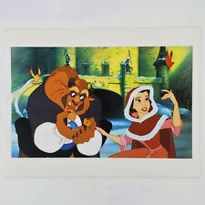 Beauty and the Beast Postcard Princess Belle Disney 1992 5x6.25 Premium Castle picture