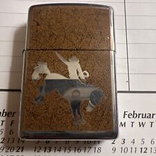 Zippo Bucking Bronco and Cowboy Lighter picture