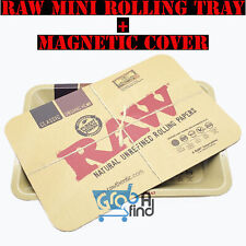 Raw Mini Rolling Tray with Magnetic Cover - 5 x 7 inch - Authentic Raw Products picture