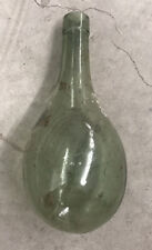 Antique Blown Glass Football Shaped Bottle picture