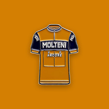 Molteni Arcore Classic Cycling Team Jersey Eddy Merckx 1972 Enamel Pin Badge picture