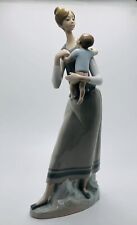 Vintage Retired Llardro Mother And Child Figurine Porcelain Beautiful picture