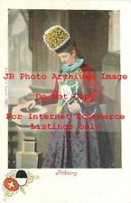 Native Ethnic Culture Costume, Fribourg Switzerland, Lady with Tall Hat picture