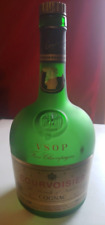 Vintage Empty Frosted Decanter Napoleon Cognac Courvoisier VSOP picture