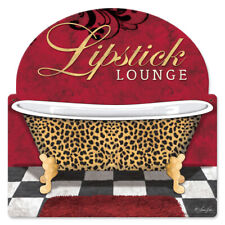 Vintage Style Metal Sign Lipstick Lounge  16 x 16 picture