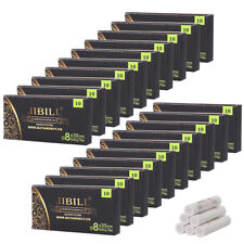 JIBILL 8mm Pipe Filters Total 200 Pcs Activated Carbon Filters For Tobacco Pipe picture