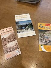 Lot of 3 Siskiyou County Vintage Map Chamber of Commerce Brochure Mailer Tourism picture