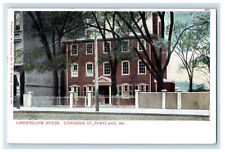 c1900s Longfellow House, Congress St. Maine ME Antique Unposted PMC Postcard picture