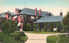Northern Pacific Hospital, Missoula, Montana MT - c1910 Vintage Postcard picture