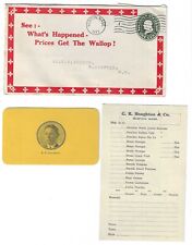 1917 Boston Orange Dealer Lot Mailer & Order Form G.B. Houghton  Price Card A2 picture