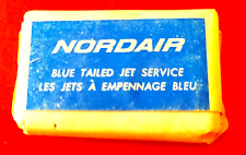 NORDAIR SOAP  Blue Tail Jet Service N  Tail on back picture