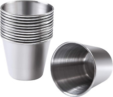 12 Pieces Stainless Steel Shot Cups Stainless Steel Shot Glass Drinking Tumbler  picture