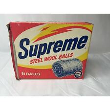 Vintage Supreme Steel Wool Balls (Only 5) Collectible Quality Purex USA 70s Prop picture