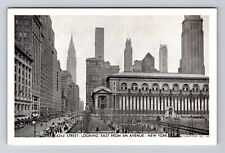 New York City NY, Looking East, 6th Avenue, Vintage Postcard picture