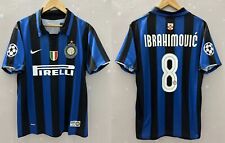 Inter Milan rеtro jersey 2007/08 #8 IBRAHIMOVIC Champions League picture
