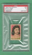1959 Ruiz Romero  Sophia Loren PSA 5  Film Star card ..Tough Set. picture