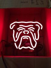 New Red Dog Bulldog Beer Neon Light Sign Glass Decor Lamp Windows 17