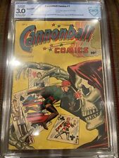 Cannonball Comics #1 1944 CBCS 3.0 Restored picture