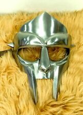 MF Doom Mask 18G Steel Gladiator Mad-villain  Face Armor Medieval Helmet gift picture