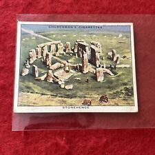 1939 Churchman’s “Wings Over The Empire” STONEHENGE Tobacco Card #8   G-VG Cond. picture