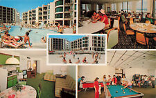 Wildwood Crest Postcard New Jersey NJ Bal Harbour Motor Inn Resort Beach Vintage picture