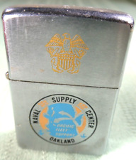 Vintage Zippo Lighter Commanding Officer Naval Supply Center Oakland picture