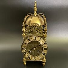 Antique 17-1800’s Solid Brass French Lantern Clock By JAPY FREBES, Needs Service picture