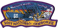 2001 Jamboree Mobile Area Council AL JSP Purple Bdr (AR656) picture
